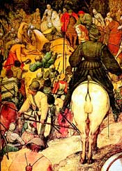 detail of the Conversion of Paul, by Peter Bruegel
