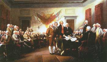 Signing of the Declaration of Independence, by John Trumbull