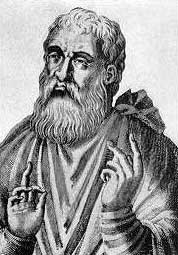 Justin Martyr (picture courtesy Special Collections Library, Univ. of Michigan)